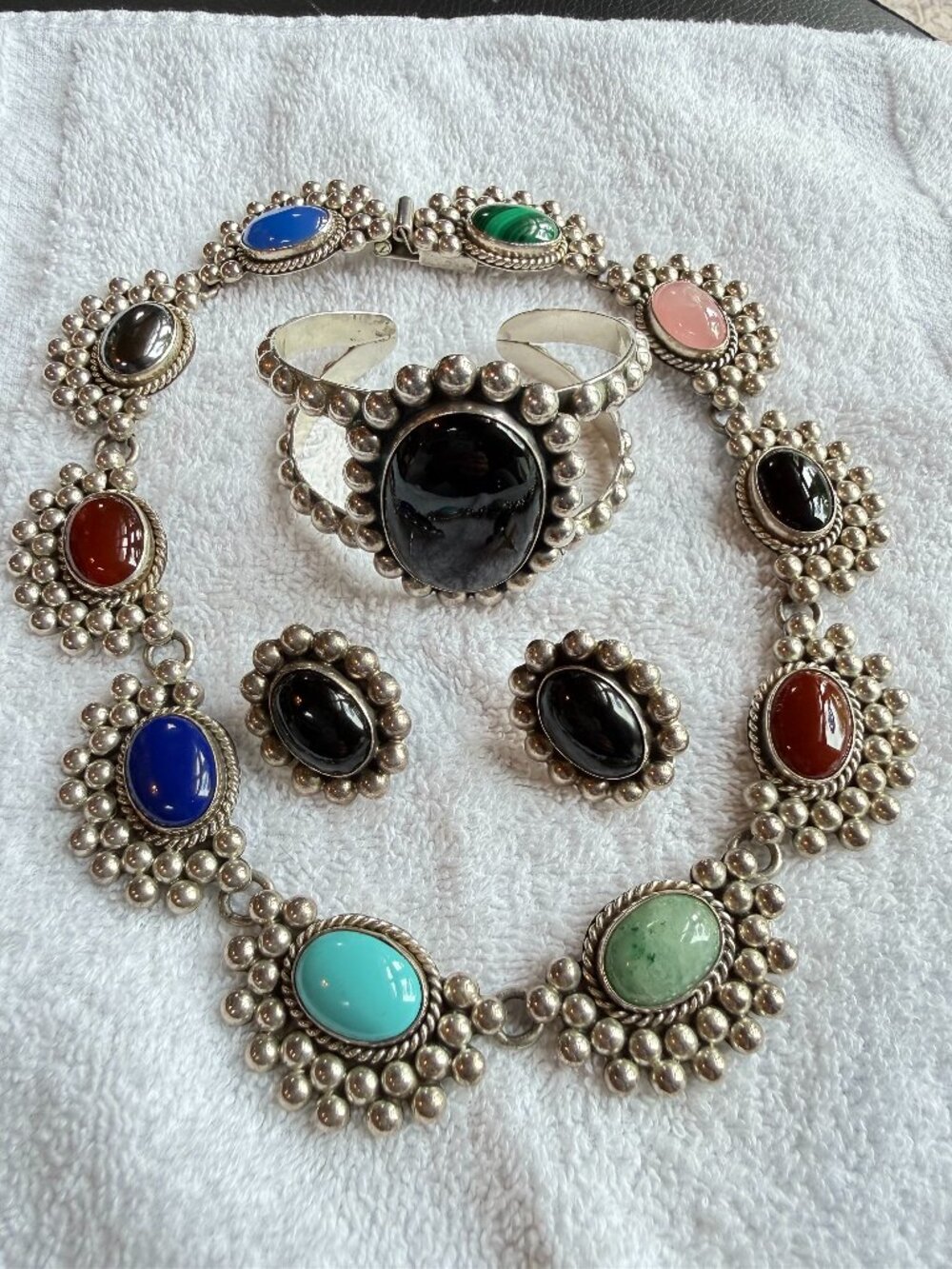 Vintage Mexican Silver Jewlery collection